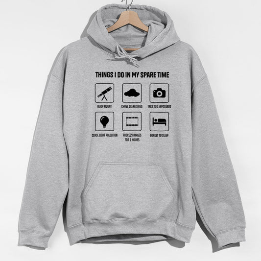 Astrophotography Spare Time Hoodie - Sport Grey Hoodie