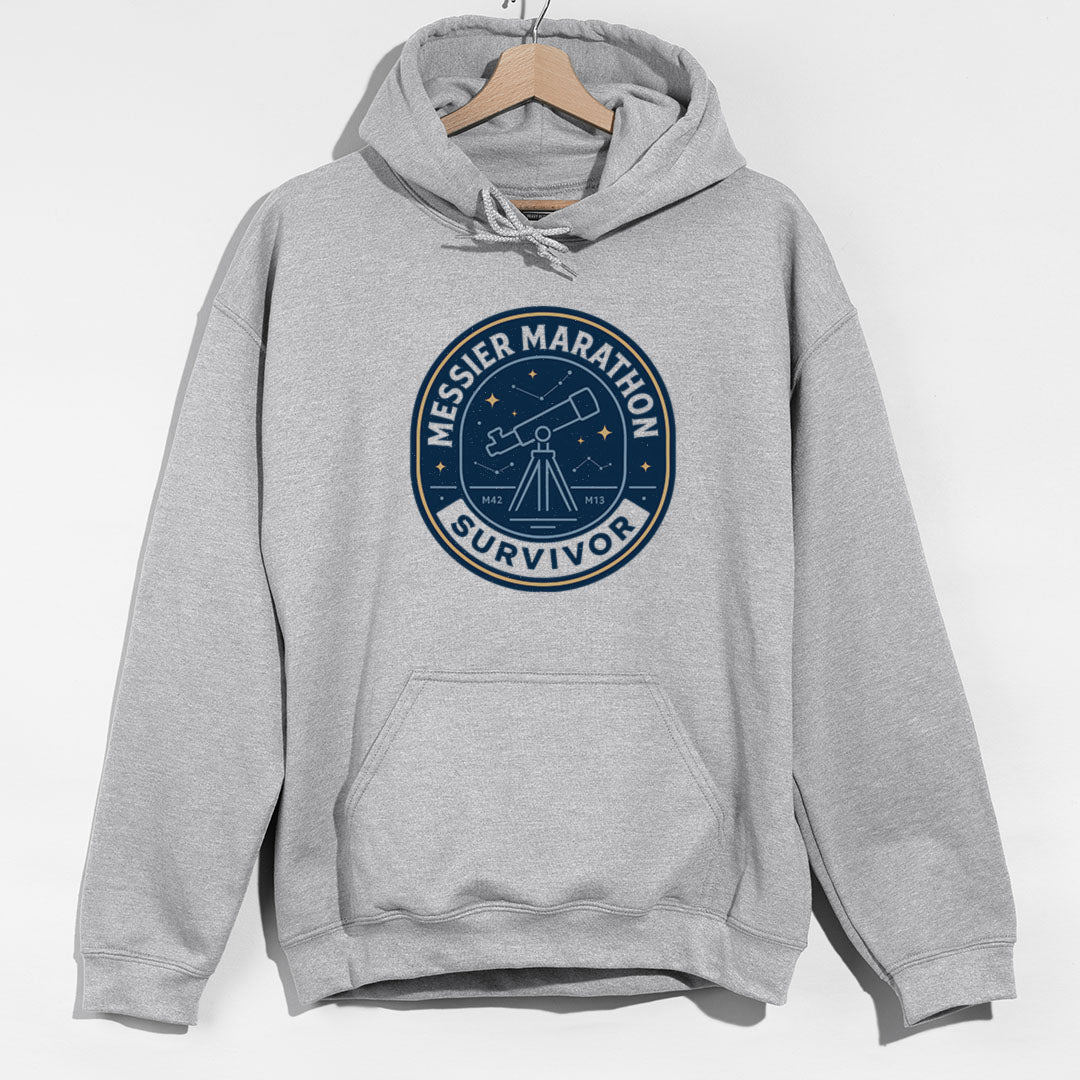Messier Marathon Survivor Hoodie - Sport Grey Hoodie