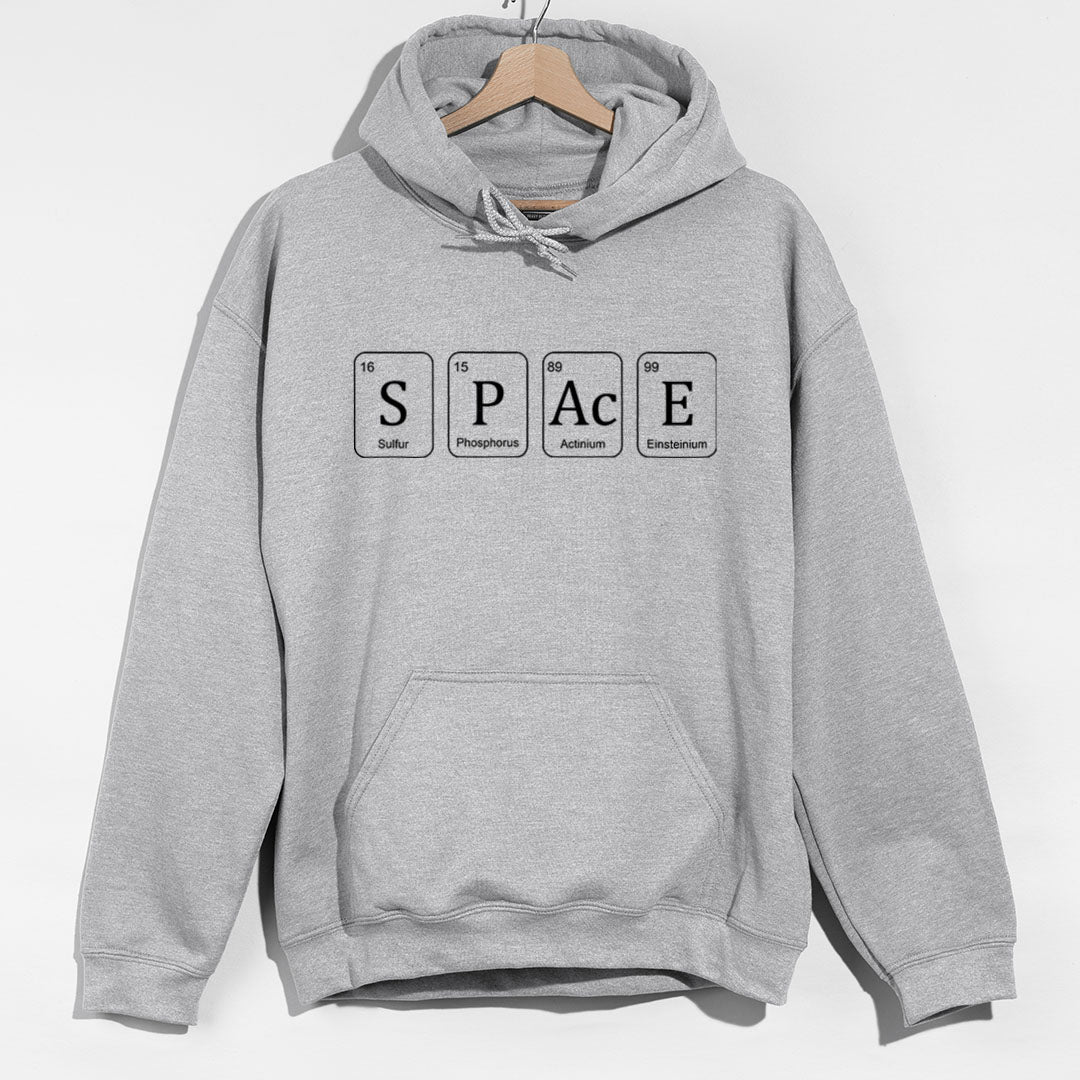 Periodic Table SPACE Hoodie - Sport Grey Hoodie