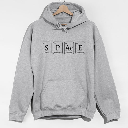 Periodic Table SPACE Hoodie - Sport Grey Hoodie