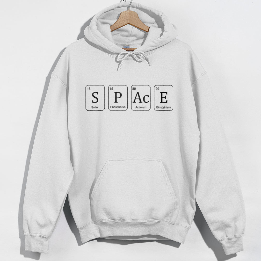 Periodic Table SPACE Hoodie - White Hoodie