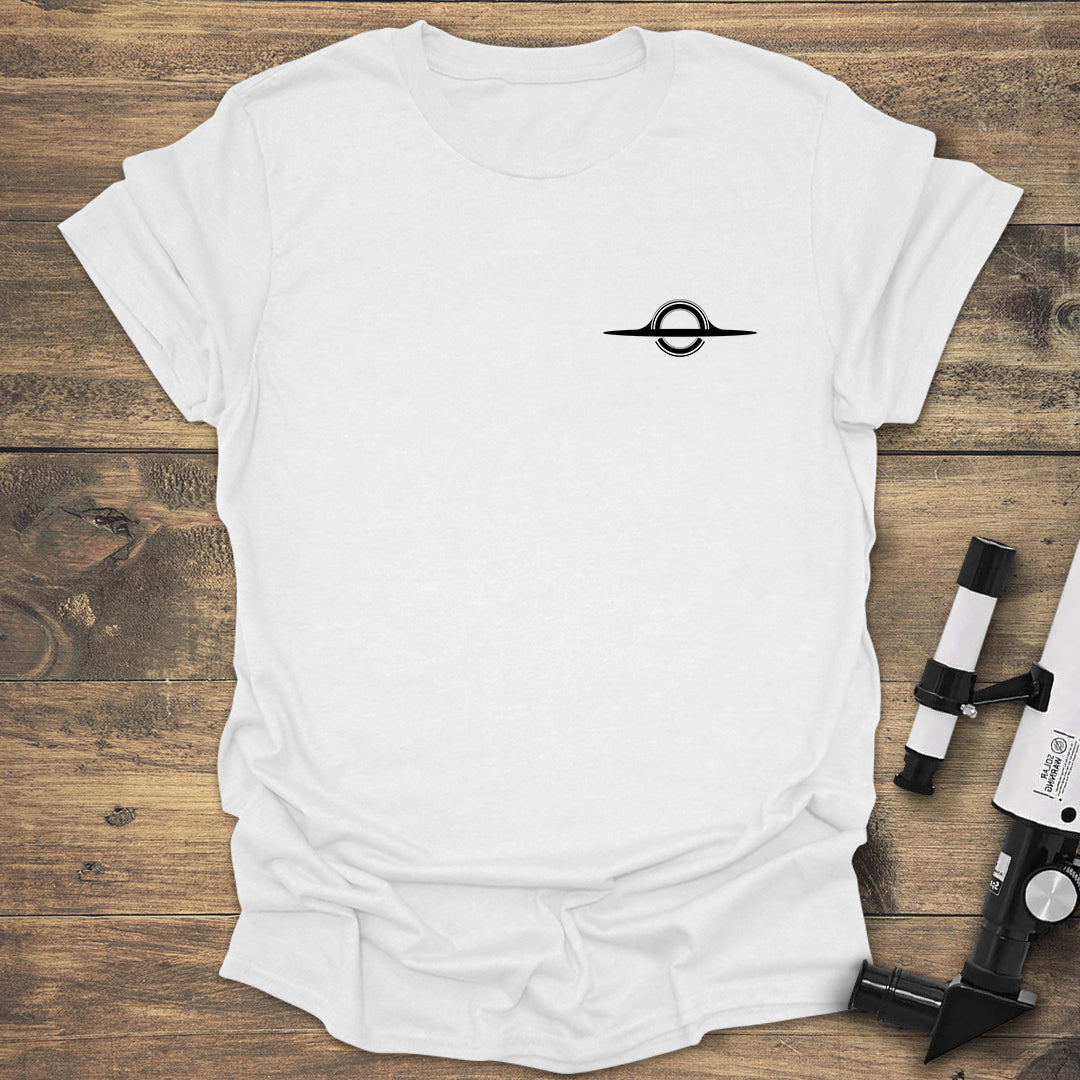 Black Hole - White T-Shirt