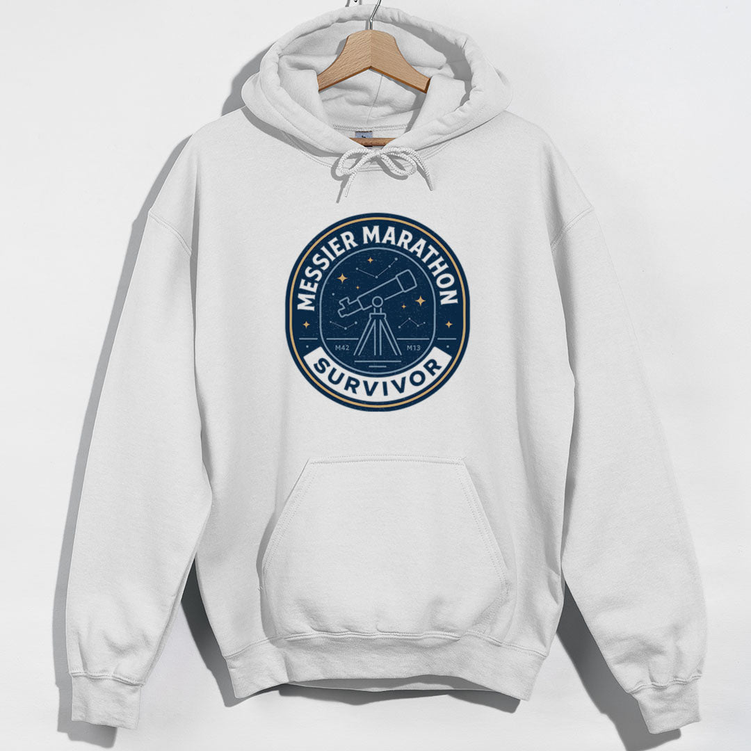 Messier Marathon Survivor Hoodie - White Hoodie